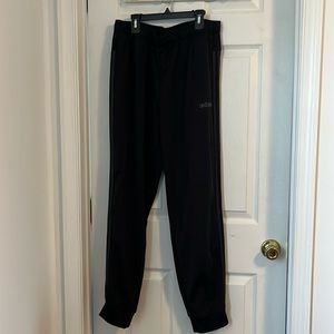 Used black Adidas joggers for men. Size L.